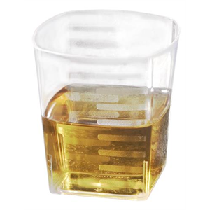 Glass 2 oz Square Shot Glass