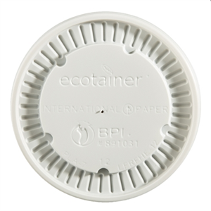 Lid Container Hot, 6,8,10,16oz White, PLA Ecotainer