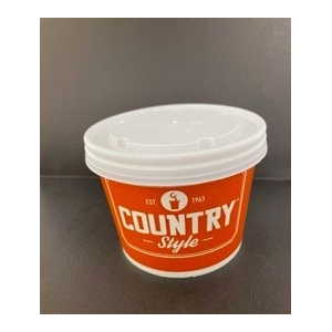 Cont Paper 10oz Hot/Cold Poly Printed "Country Style"