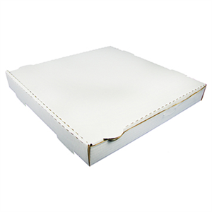 Paper White Plain Pizza Box