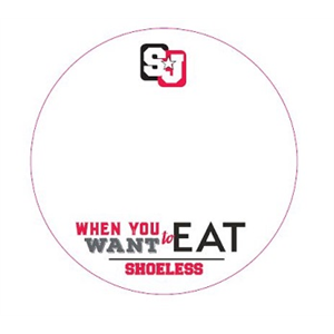 Sticker, Round 2.385", Printed, Shoeless Joe Printed 3C - Version 3