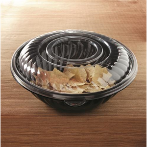 Bowl Plastic, 160oz Black (10lb)