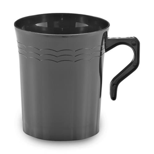 Cup Plastic Coffee Mug 8oz Black