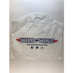 Plastic T-O Bag, P-style "WILD WINGS" 19x14.5x9.5" - V2
