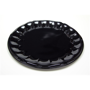 Tray Plastic 16" Blk Flat Eclipse Caterware PS