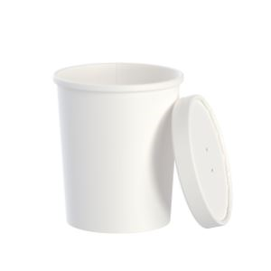 Container Paper Soup, Combo 32oz White
