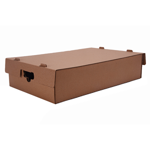Tray Paper Kraft X-Large w/Lid 22x14.125x5.625 Stackable