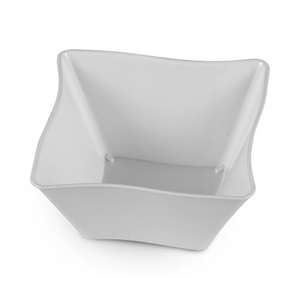 Bowl Plastic Dessert, 5oz White Square