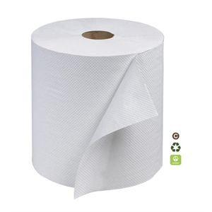 Towel Roll 7.75"x800ft White  (60/Pallet)