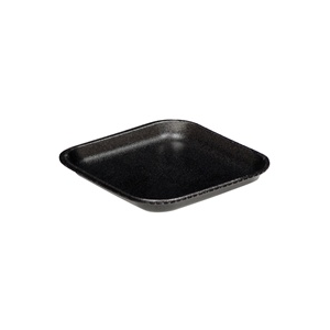 Tray Foam Meat 1S Black 5.5 x5.5 x .5"