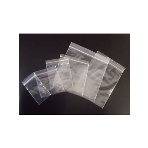 4x4 Zip Top Seal Bags 1000 Clear 2mil Reclosable Plastic Poly