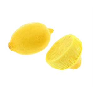 Lemon Wedge Bag Cotton 4" Yellow 25x100