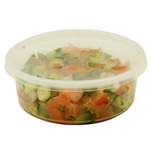 Container Deli, 8oz Clear PP, 10x50