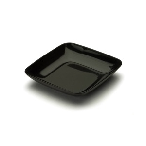 Plate Mini, 2" Black Mosiak, PS